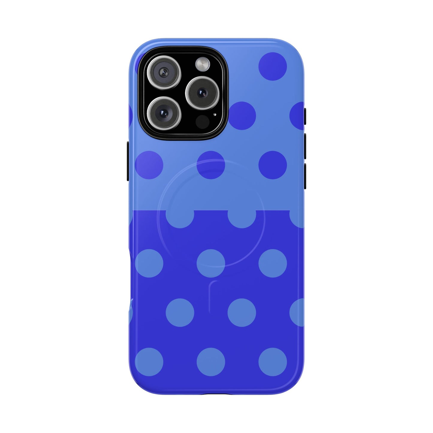 Blue Polka Dot Split