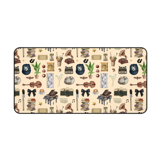 Vintage Cottage Core Desk Mat