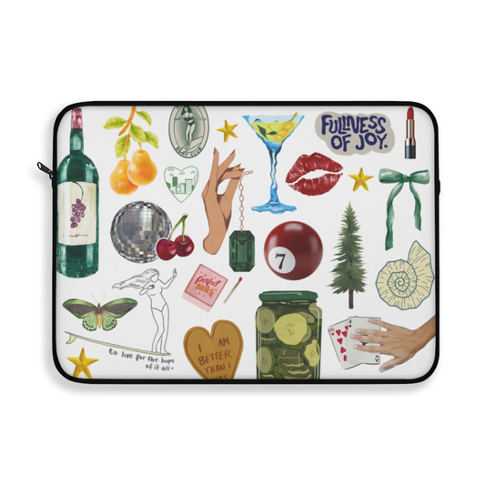 Vintage Green Laptop Sleeve