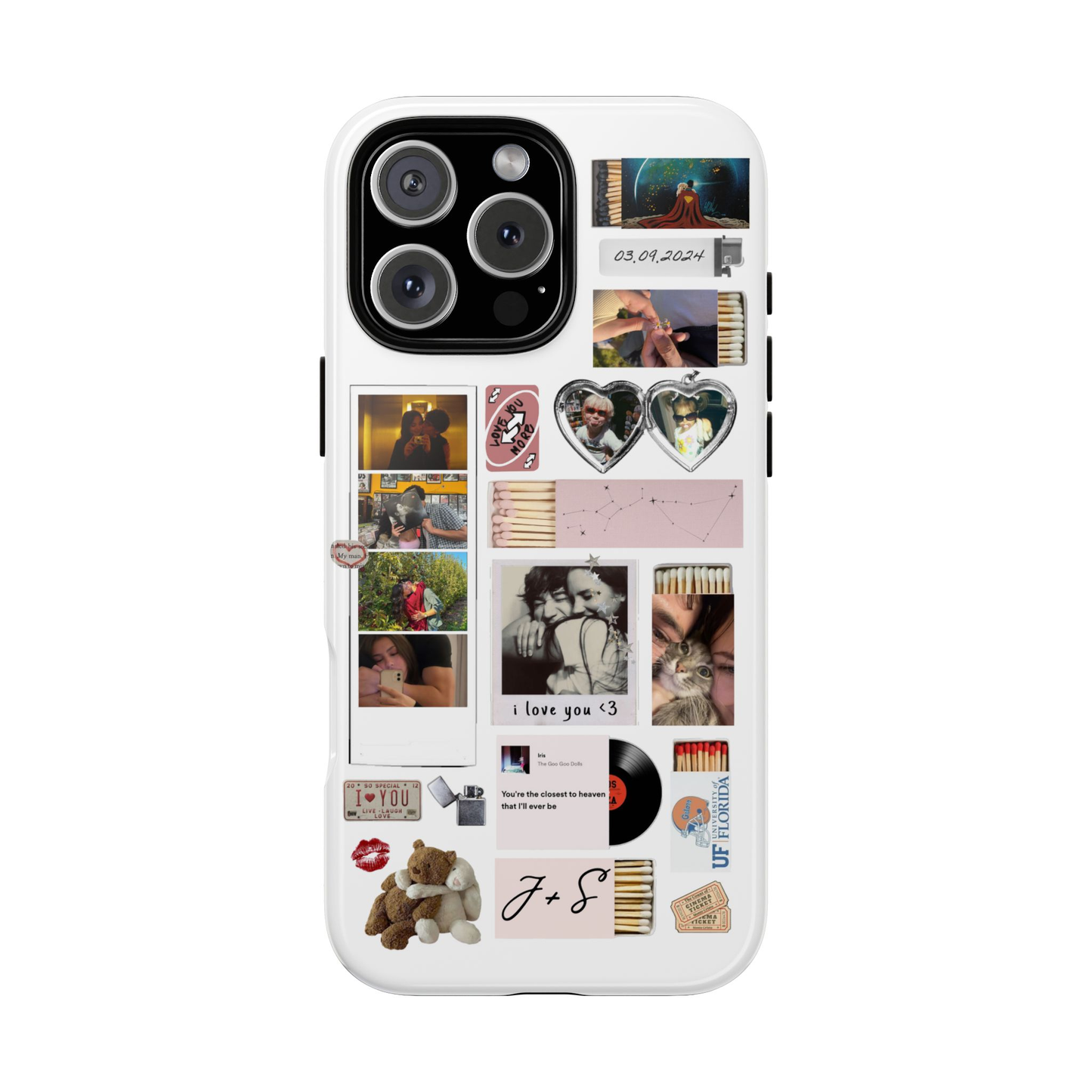 'Love You More' Matchbox Custom Case