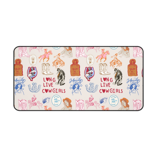Long Live Cowgirls Desk Mat