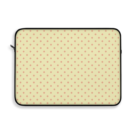 Polka Dot Meringue Laptop Sleeve