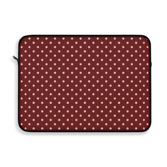 Polka Dot Cherry Laptop Sleeve