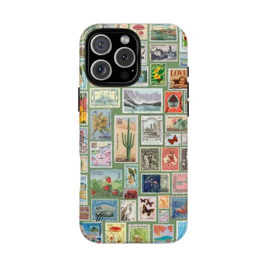Green Stamp Phone Case