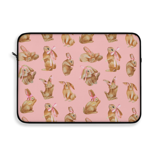 Bunny Bows Laptop Sleeve