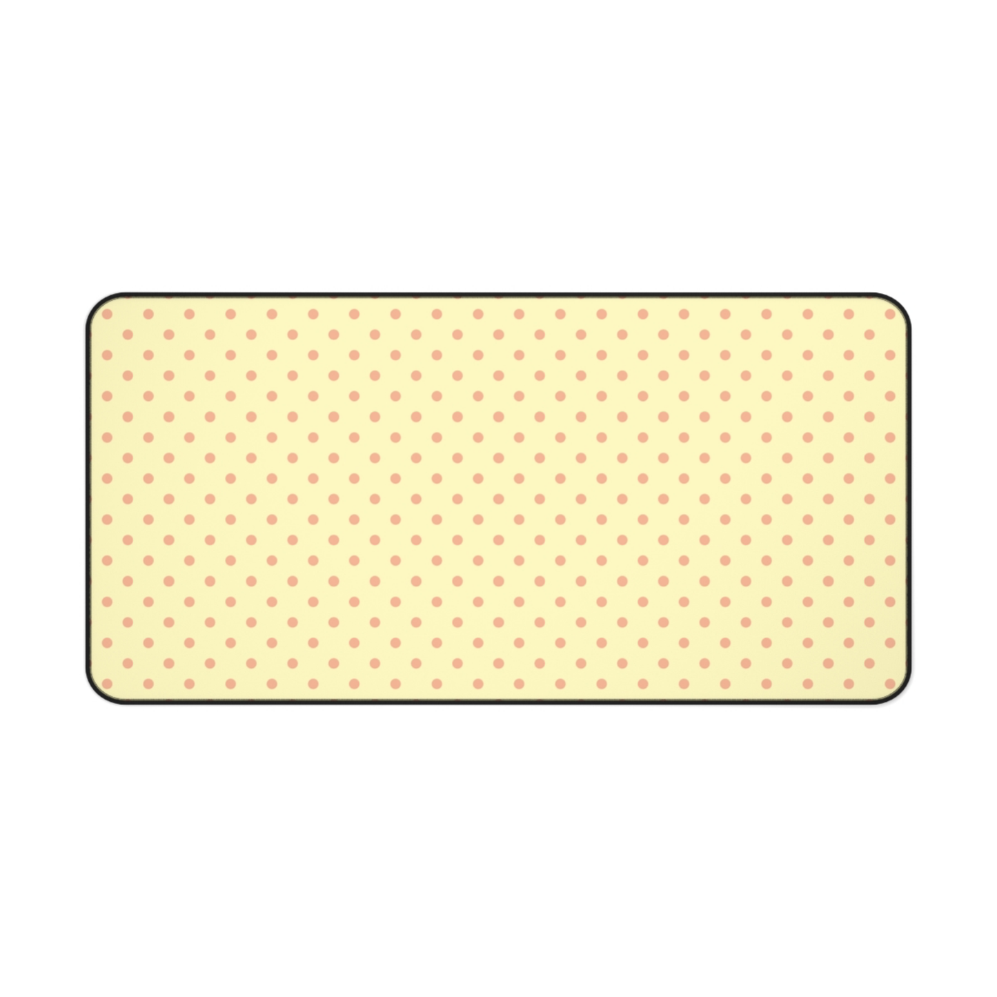 Polka Dot Meringue Desk Mat