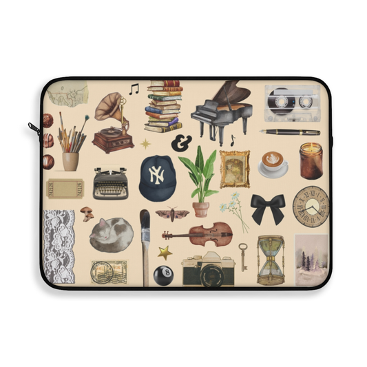 Vintage Cottage Core Laptop Sleeve