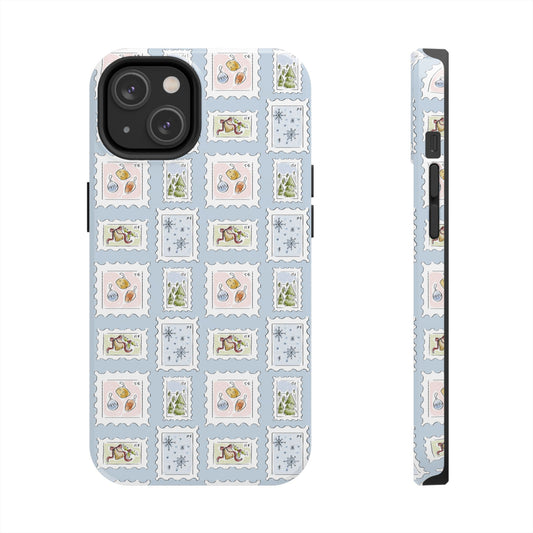 Winter Blues Stamp Phone Case