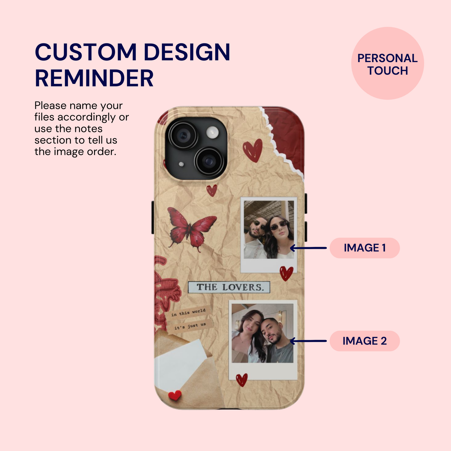 The Lovers Polaroid Custom Case