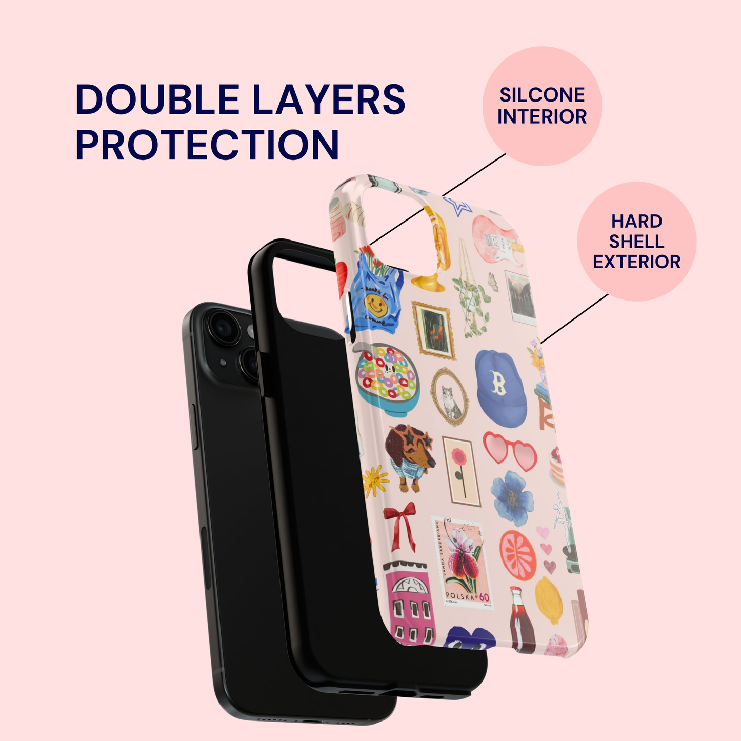 Pink Playful Nostalgia Case (Boston Version)