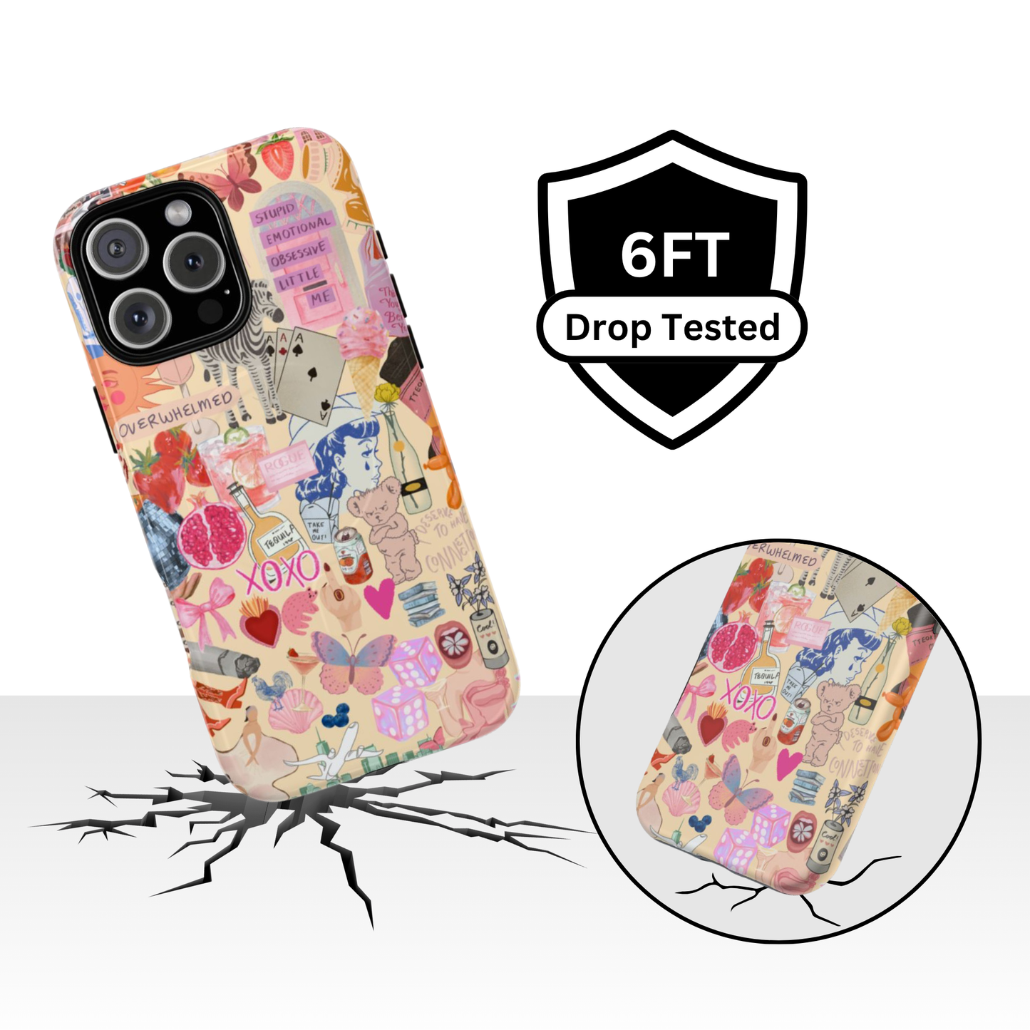Summer Trendy Collage Phone Case