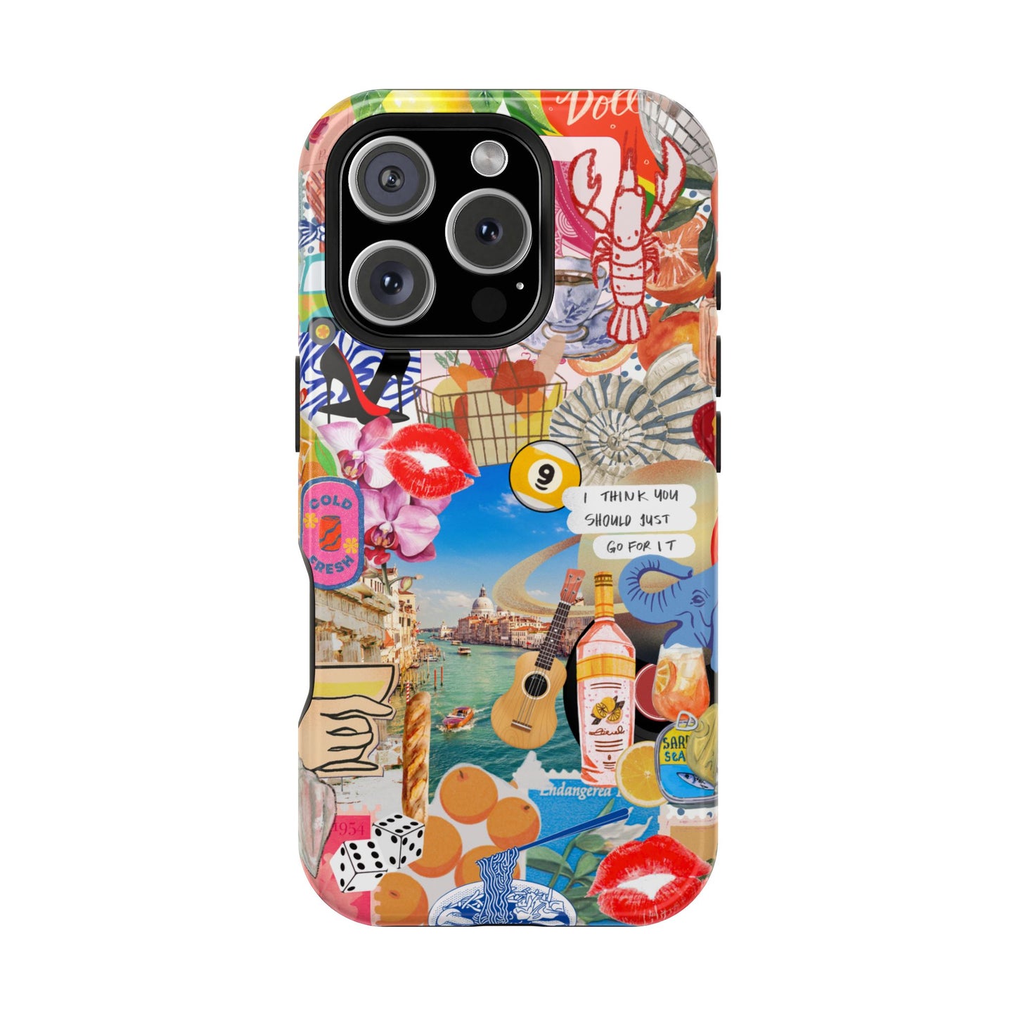 European Summer Collage MagSafe Phone Case