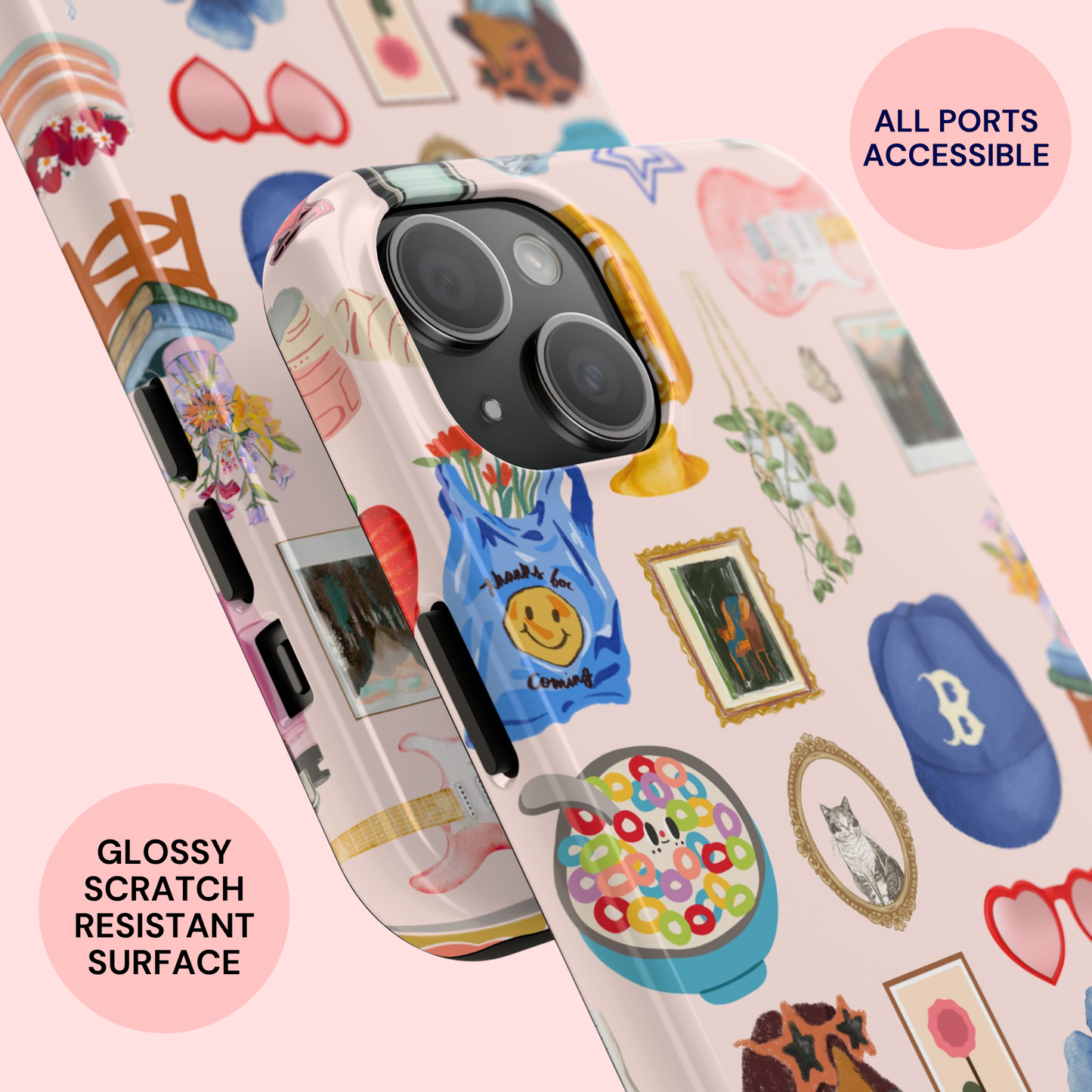 Pink Playful Nostalgia Case (Boston Version)