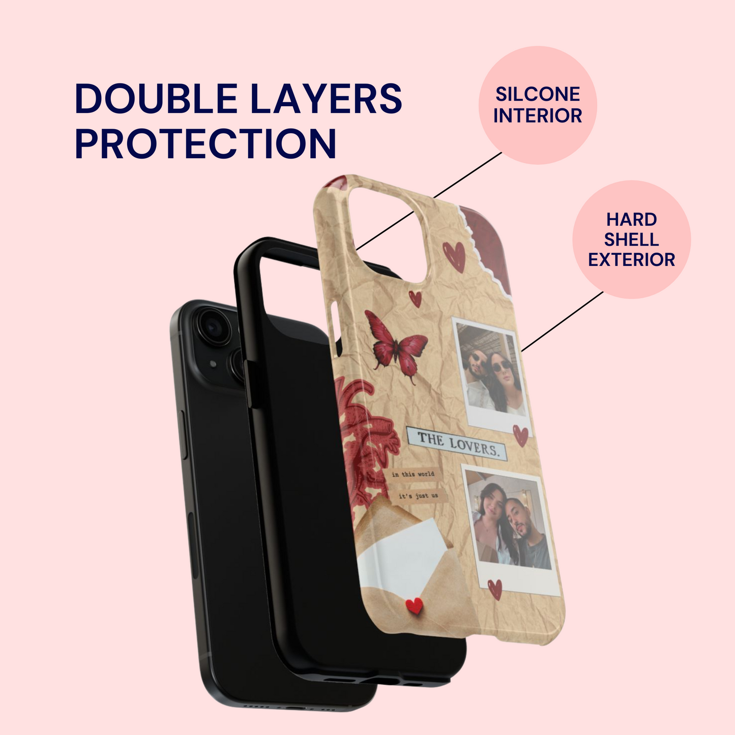 The Lovers Polaroid Custom Case