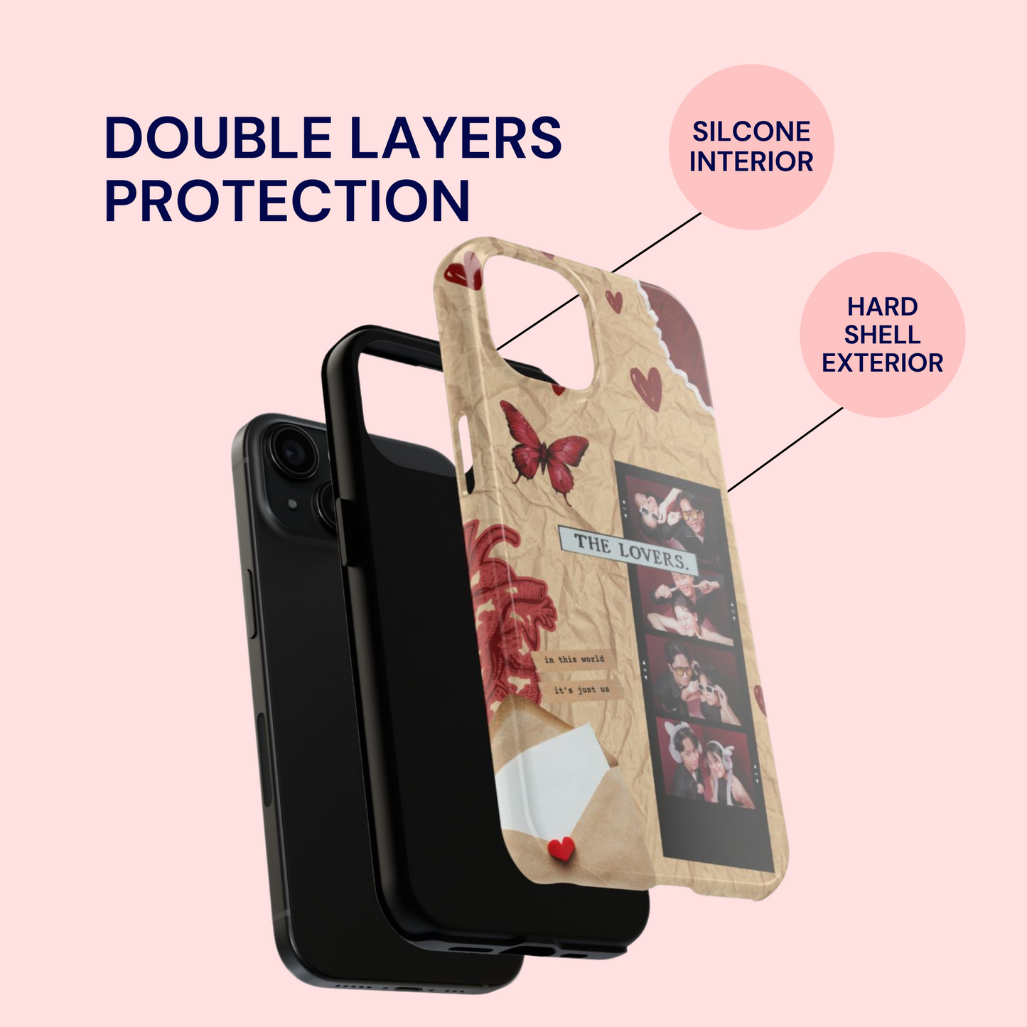 The Lovers PhotoStrip Custom Case