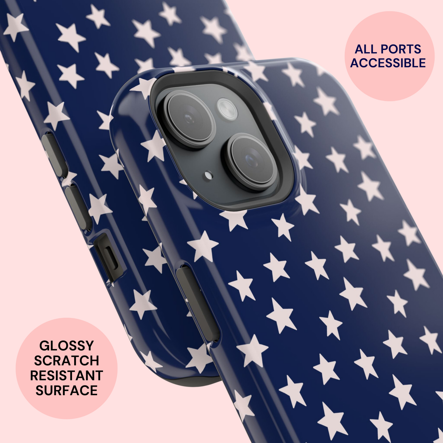 Stars - Dark Blue Case