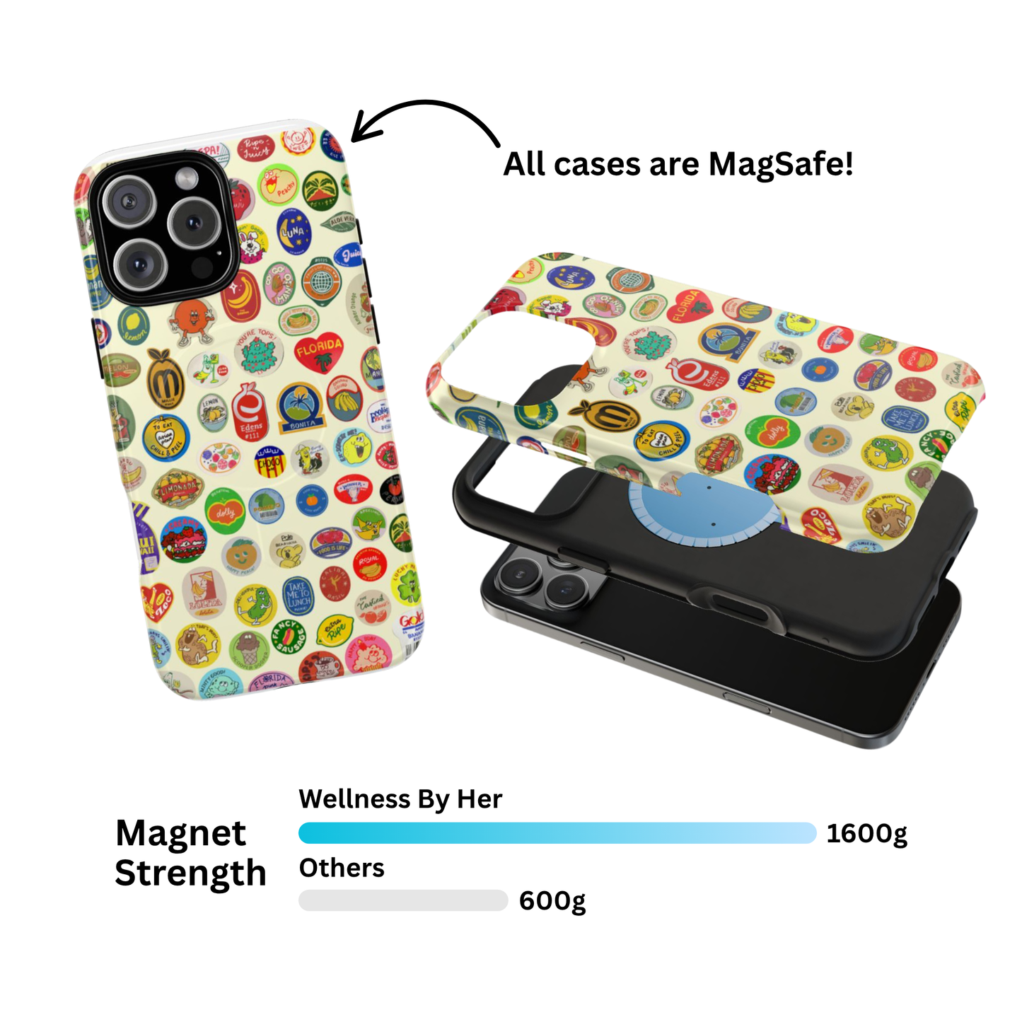 Fruit Sticker Phone Case