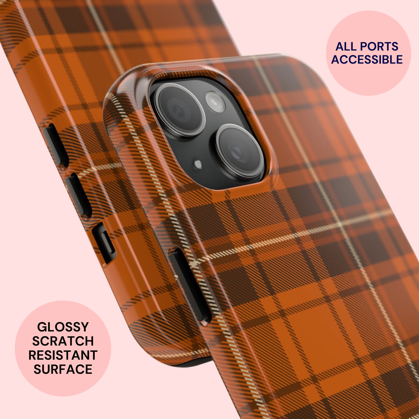 Pumpkin Spice Plaid