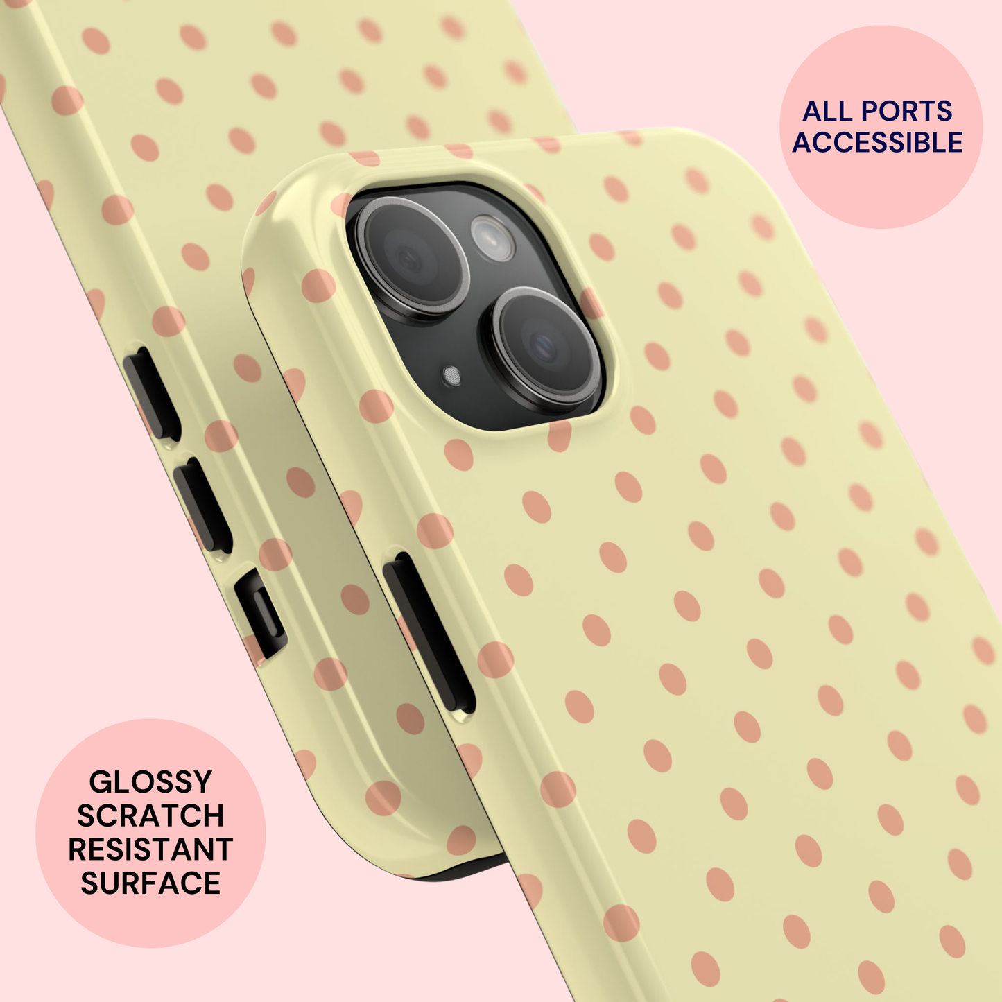 Polka Dot Meringue Case