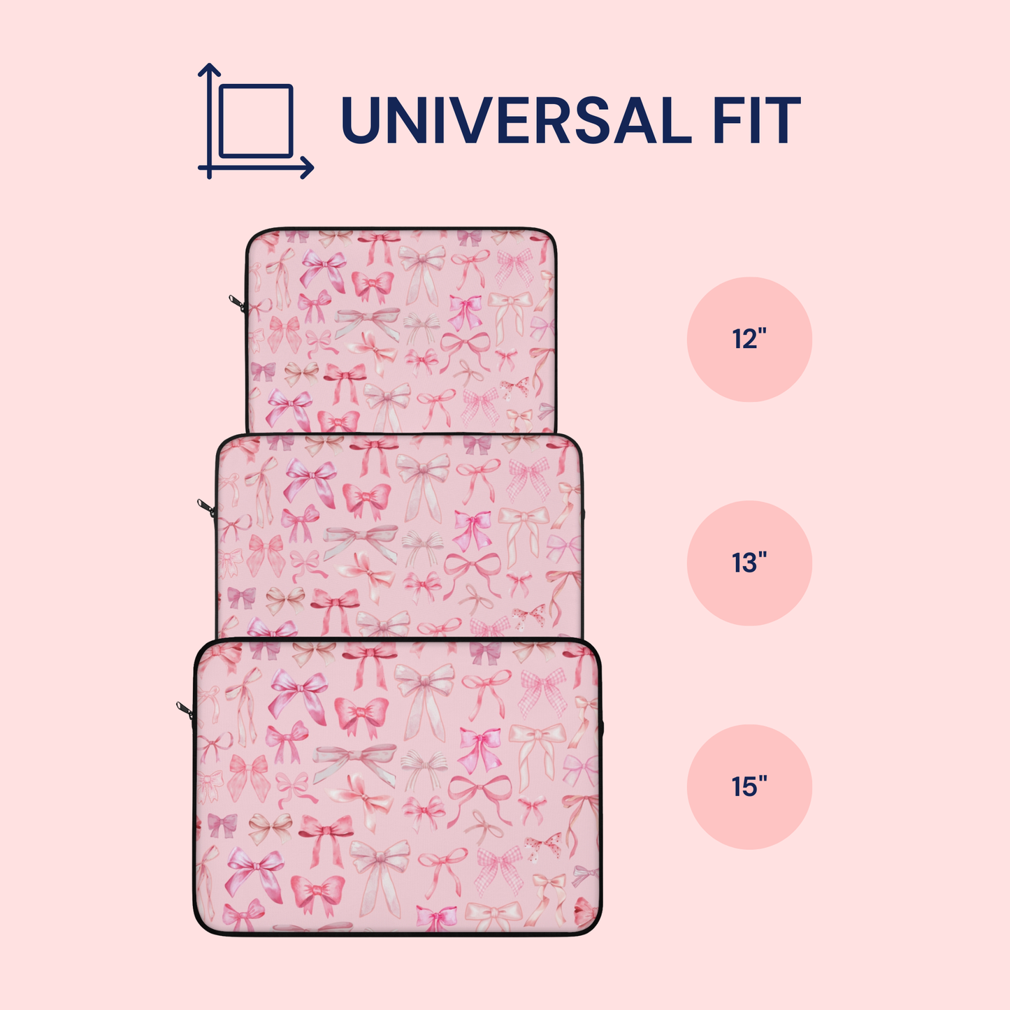 Pink Ribbon Dreams Laptop Sleeve