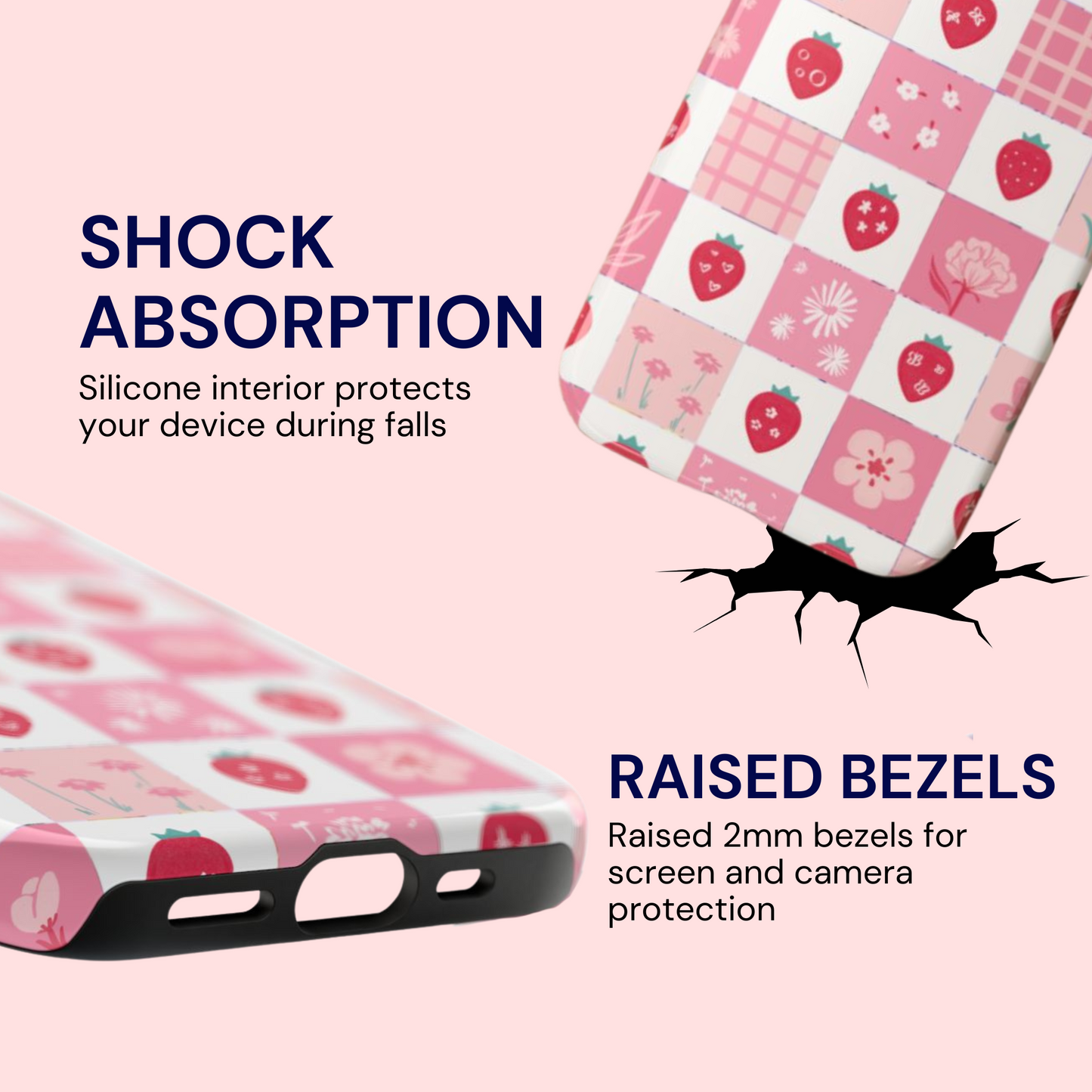 Strawberry Patchwork Case