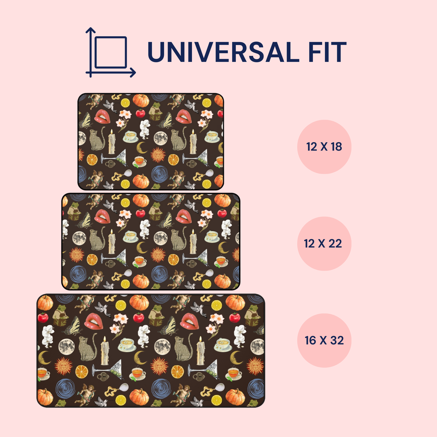 Eclectic Fall Nostalgia Desk Mat