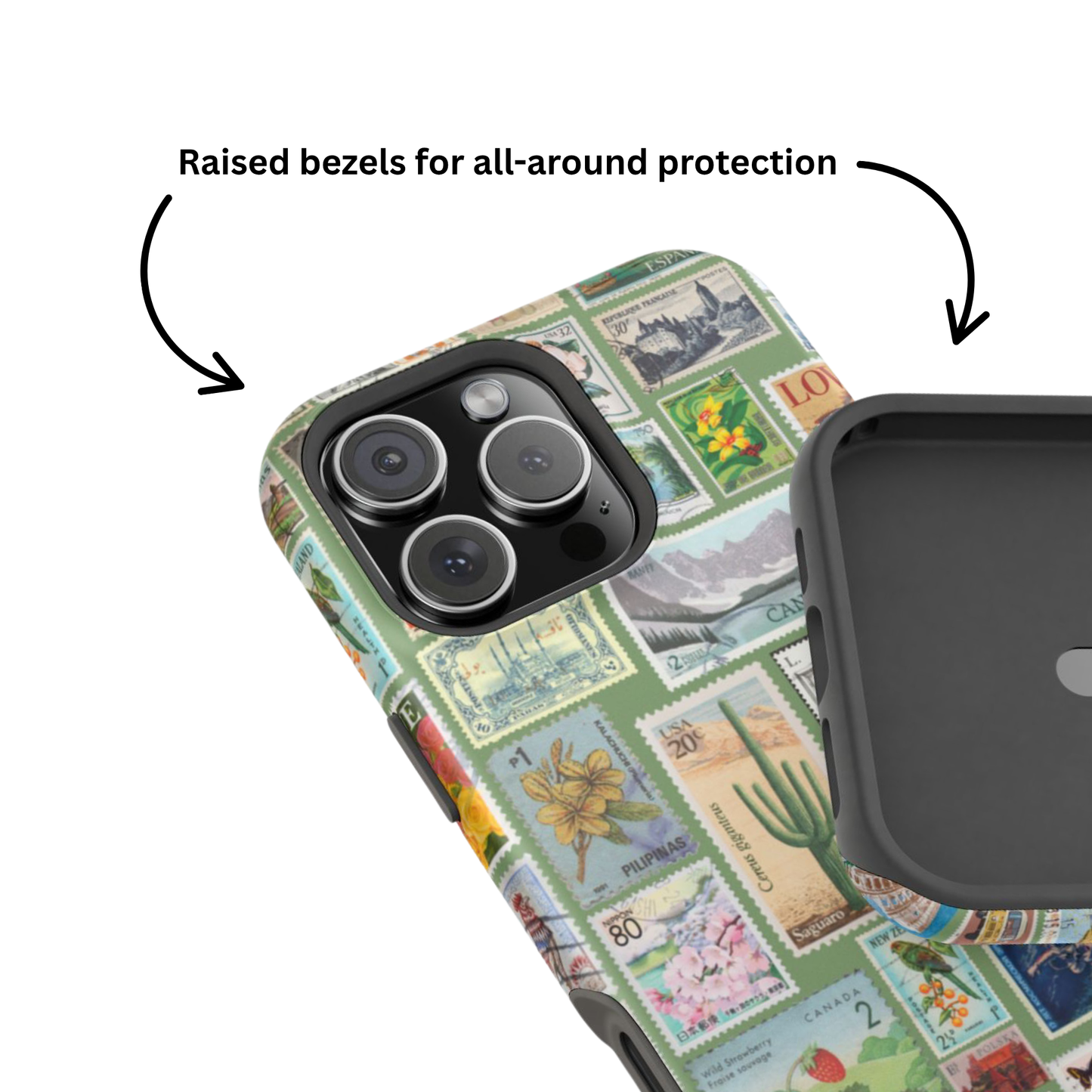 Green Stamp Phone Case