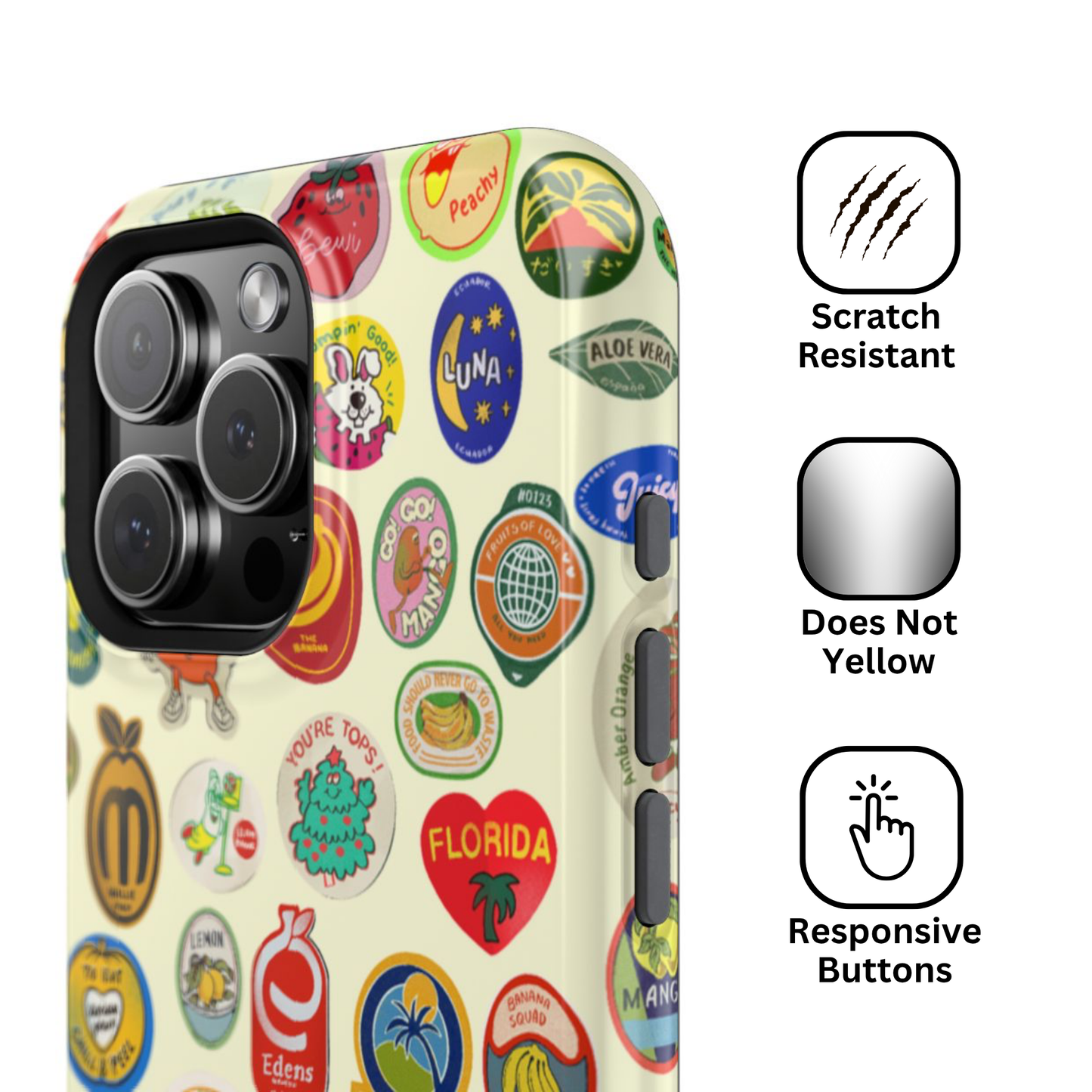Fruit Sticker Phone Case
