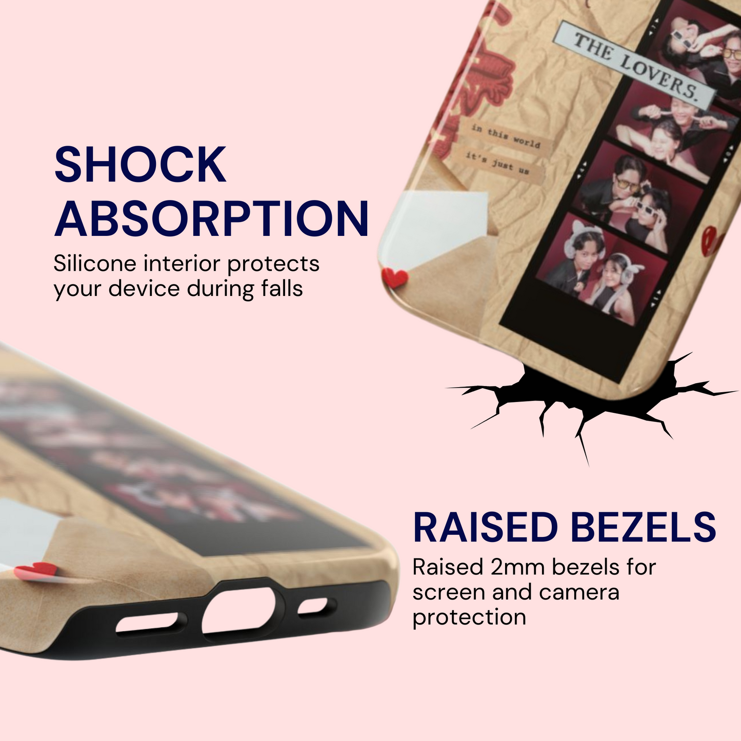 The Lovers PhotoStrip Custom Case