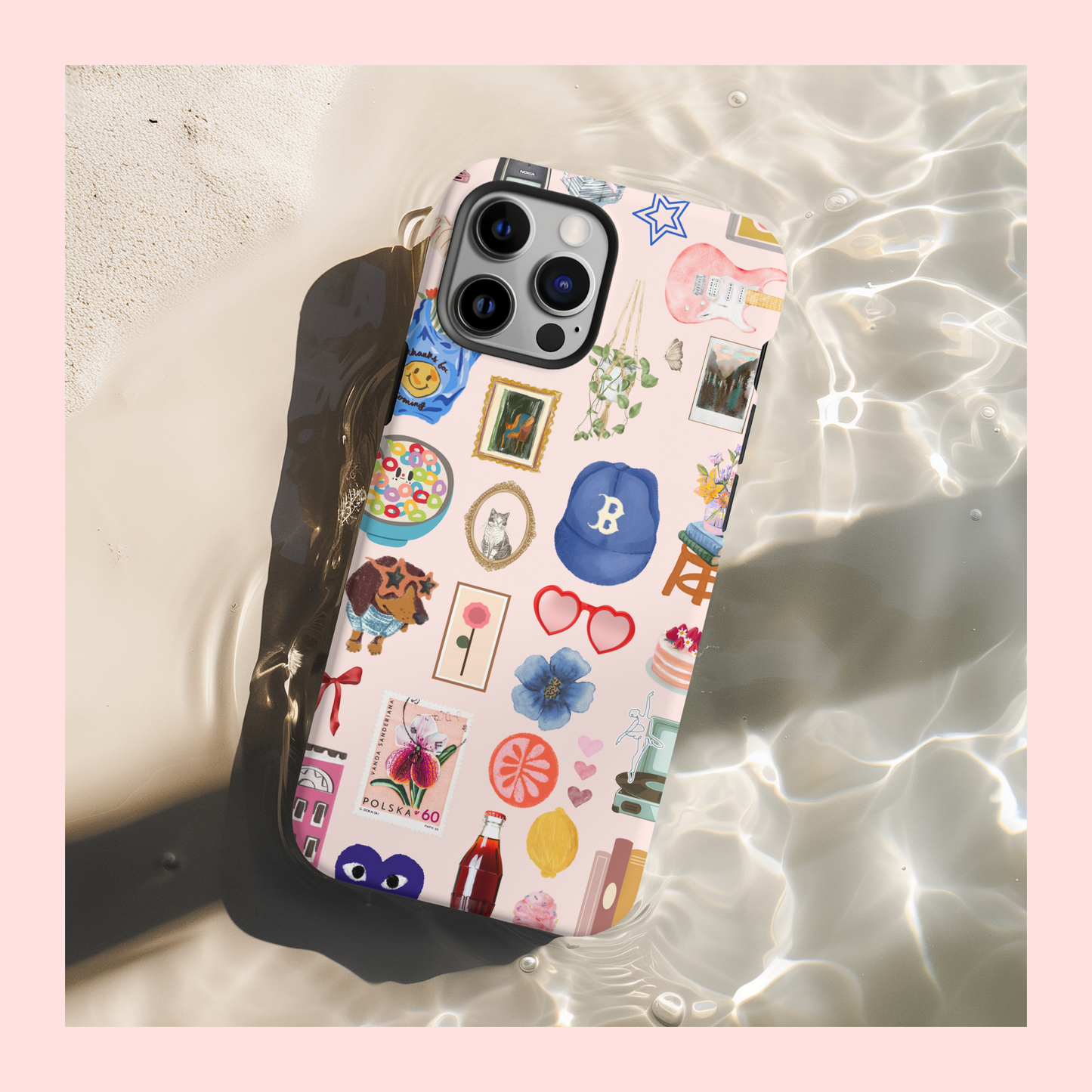 Pink Playful Nostalgia Case (Boston Version)