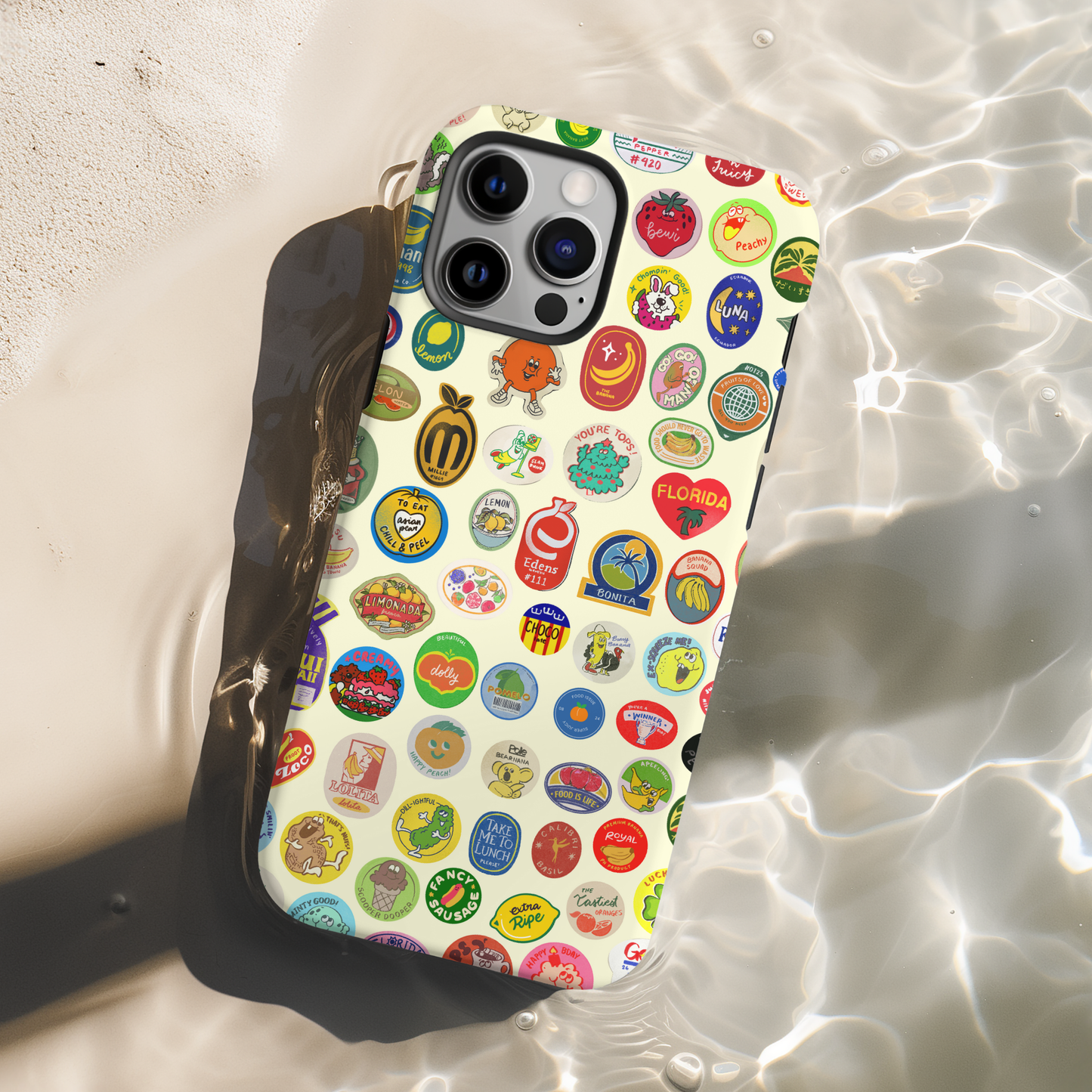 Fruit Sticker Phone Case