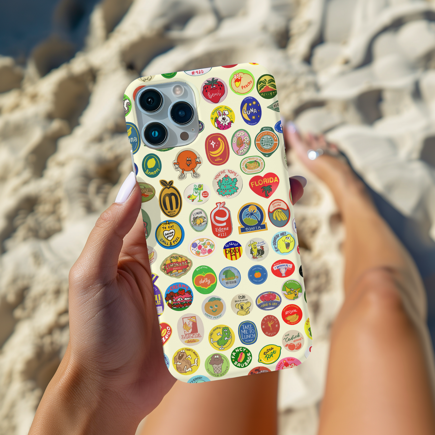 Fruit Sticker Phone Case
