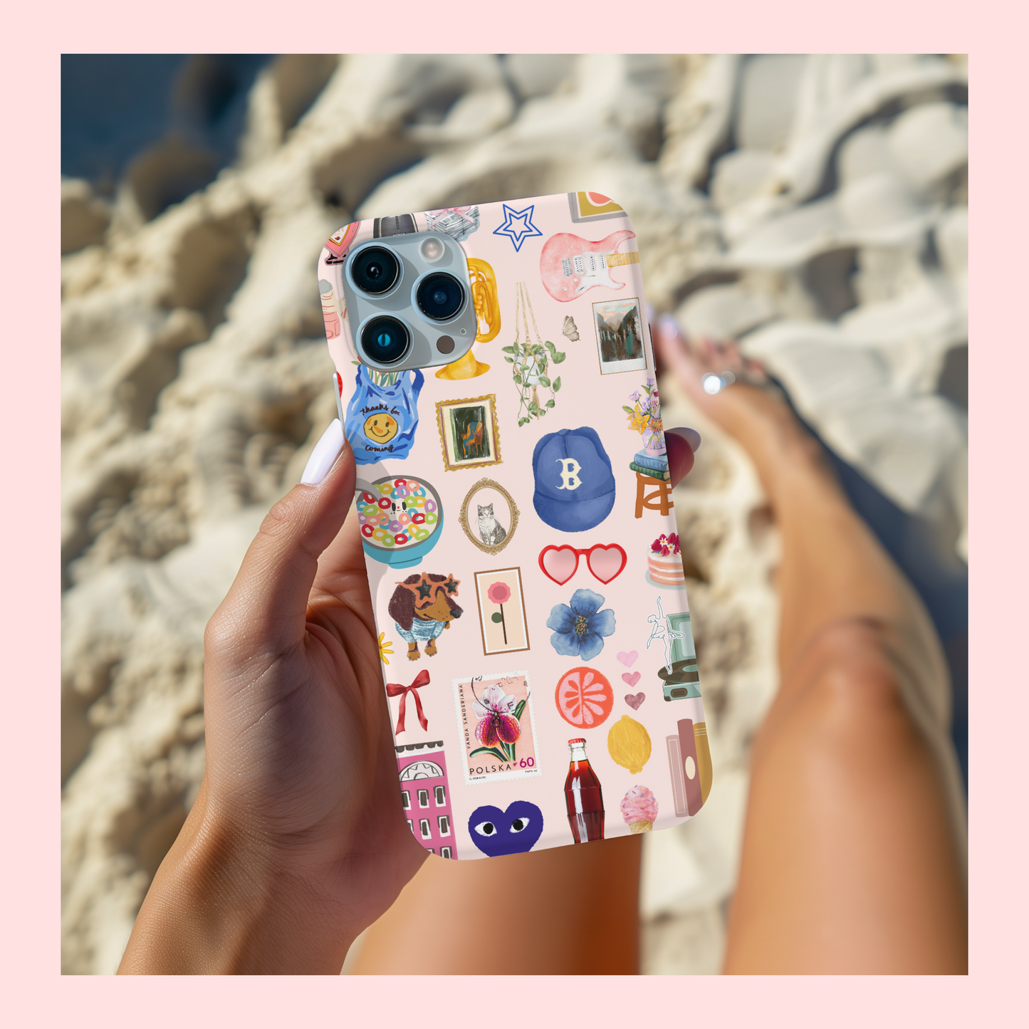 Pink Playful Nostalgia Case (Boston Version)