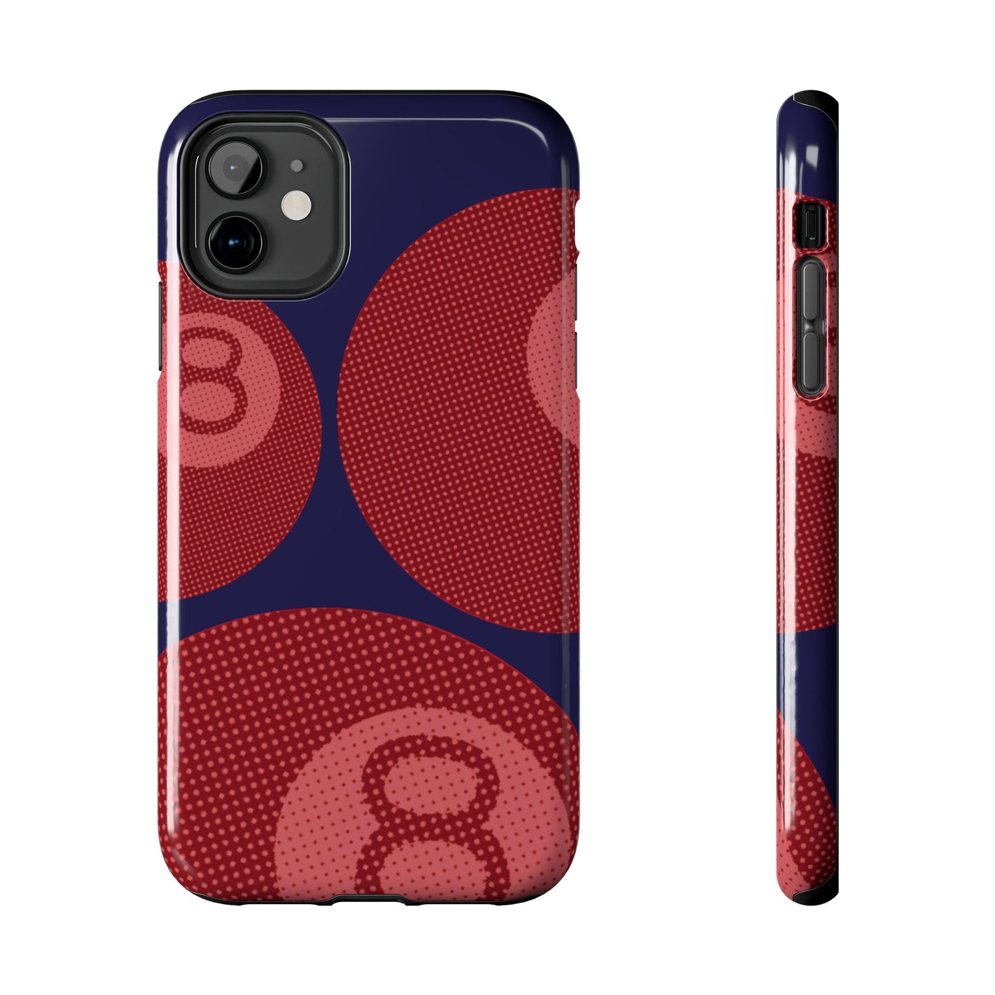 8-Ball Red & Blue Phone Case