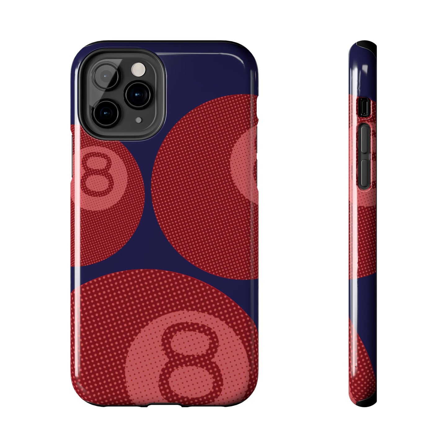 8-Ball Red & Blue Phone Case