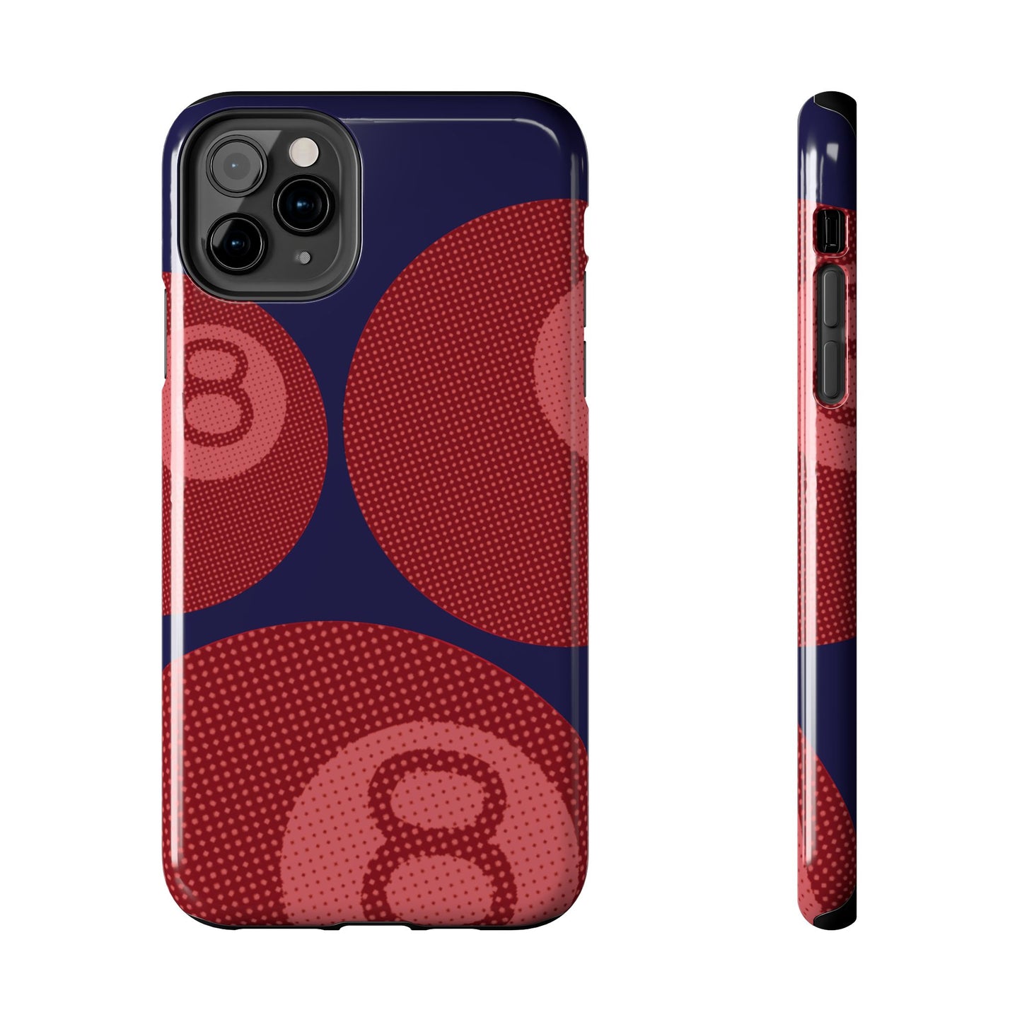 8-Ball Red & Blue Phone Case