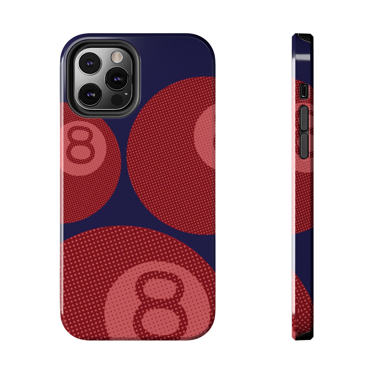 8-Ball Red & Blue Phone Case