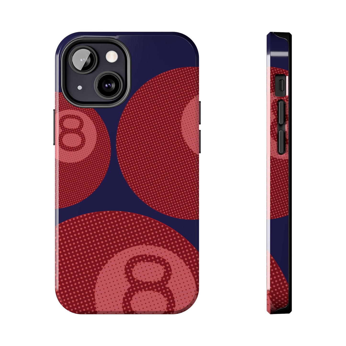 8-Ball Red & Blue Phone Case