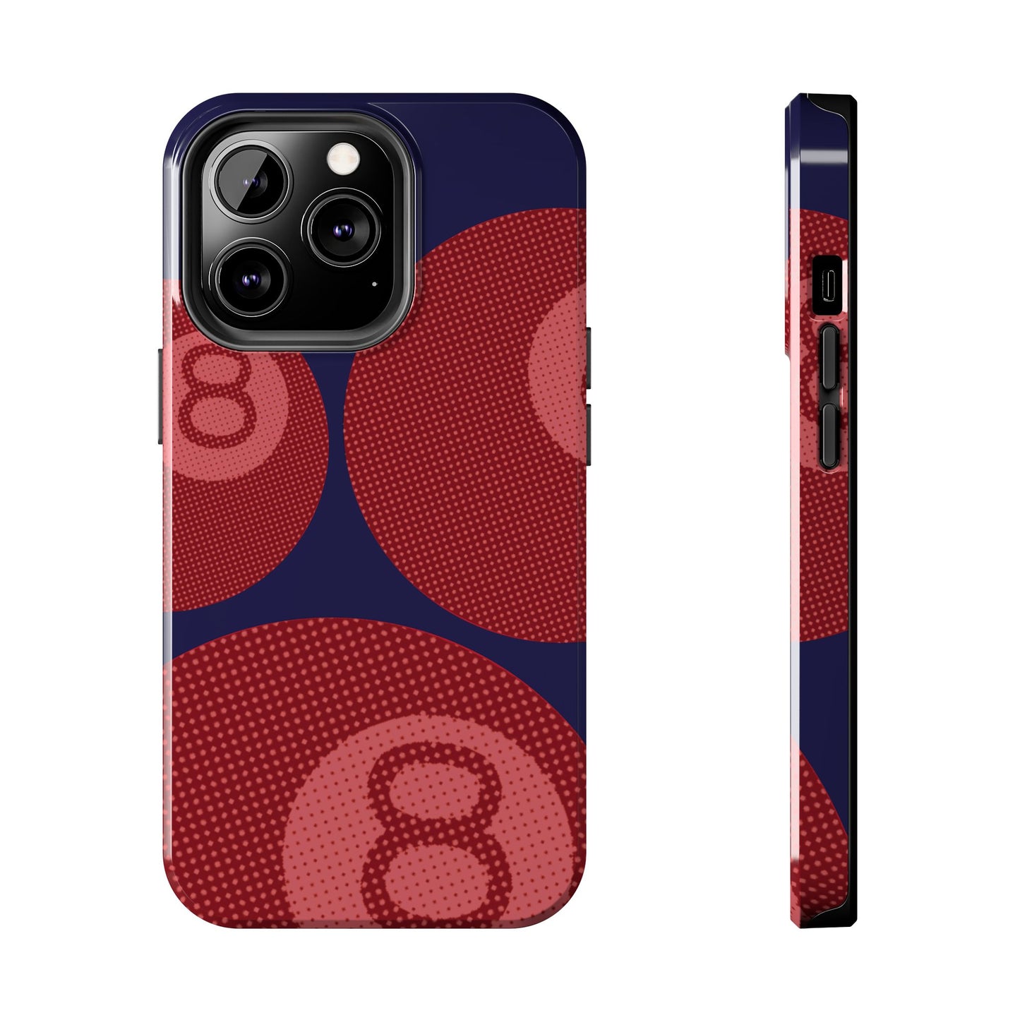8-Ball Red & Blue Phone Case