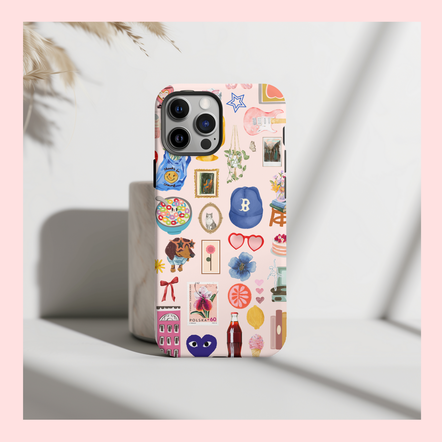 Pink Playful Nostalgia Case (Boston Version)