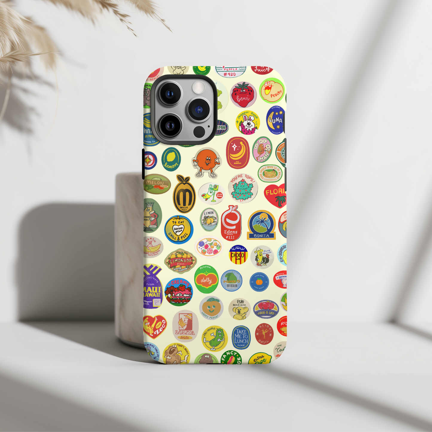 Fruit Sticker Phone Case