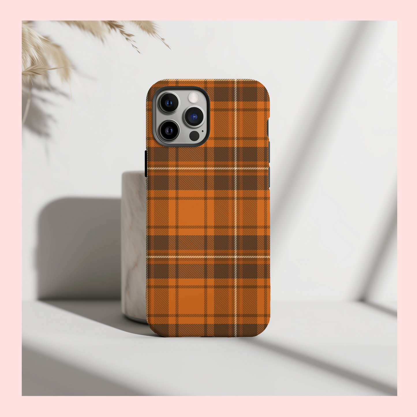 Pumpkin Spice Plaid