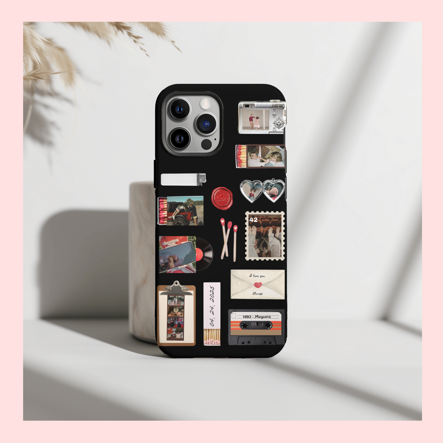 Black Mixtape Memories Custom Case