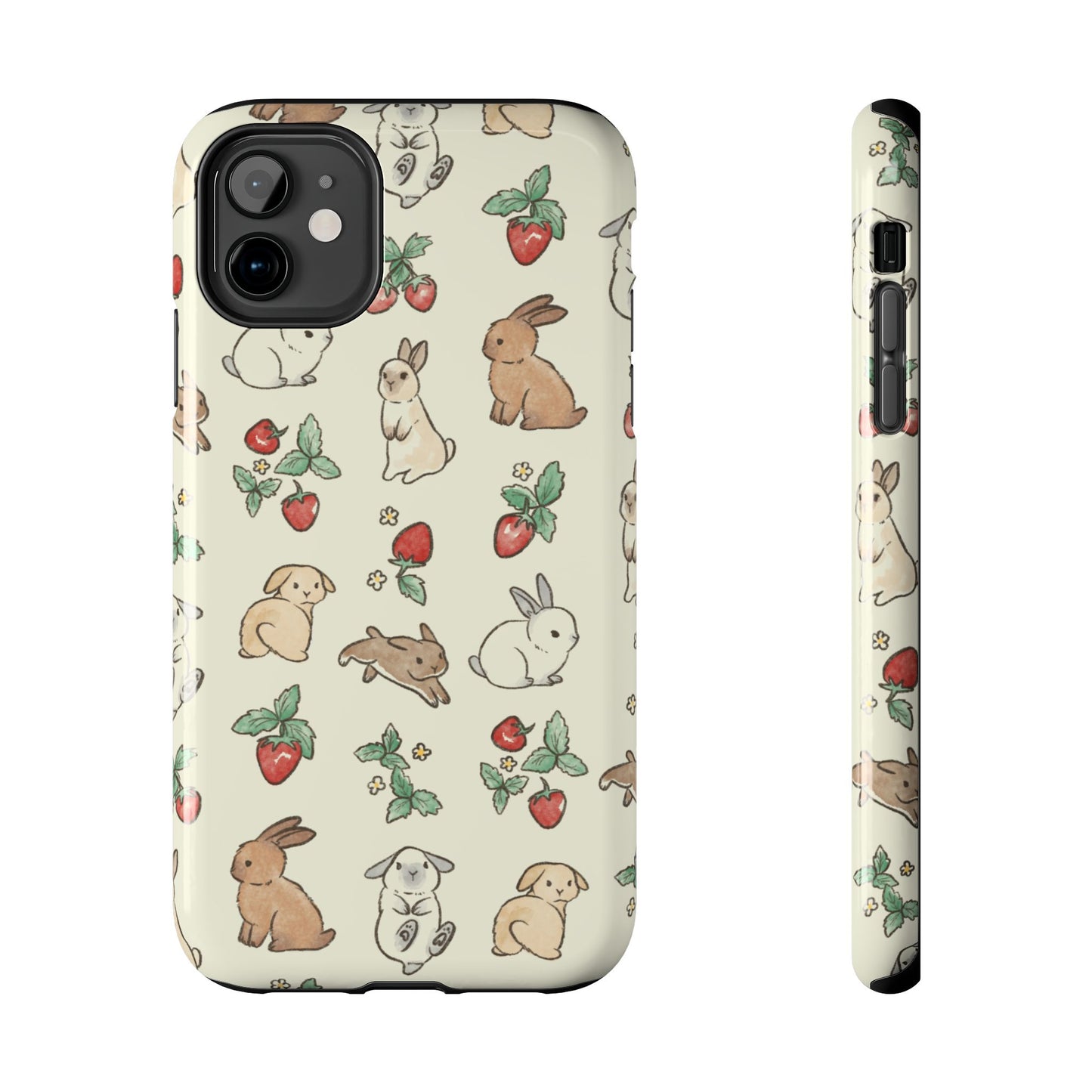 Bunny Berry Garden Phone Case