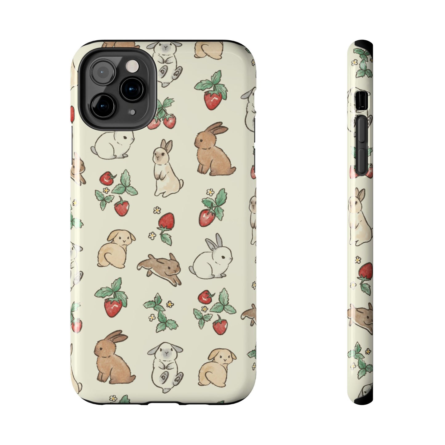 Bunny Berry Garden Phone Case