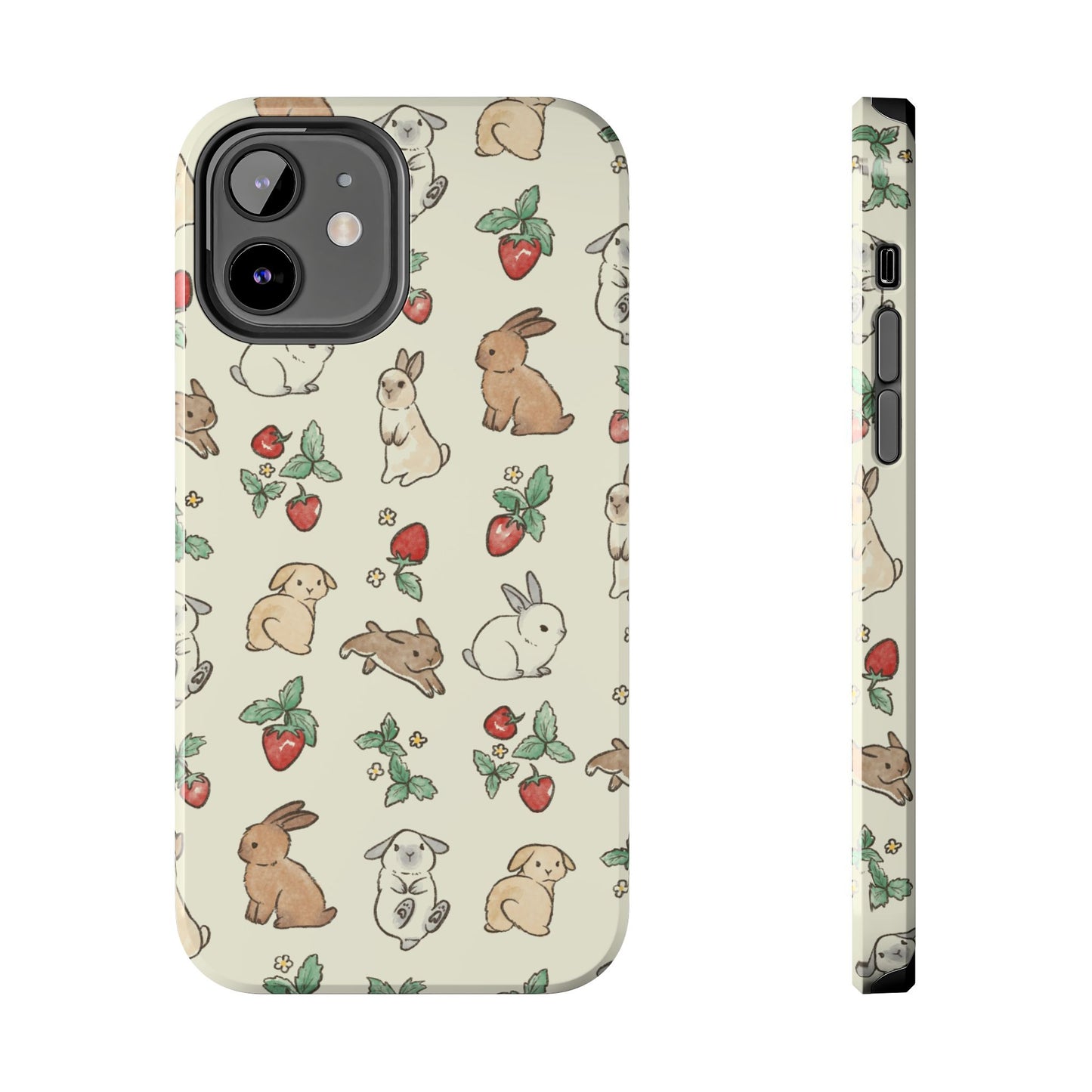 Bunny Berry Garden Phone Case