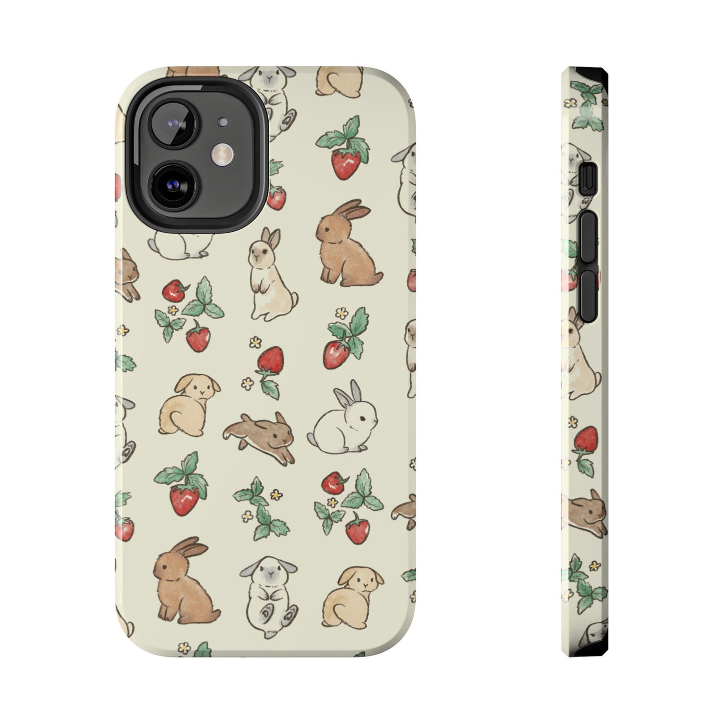 Bunny Berry Garden Phone Case