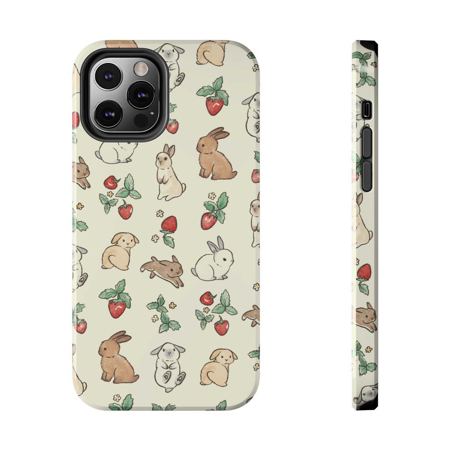 Bunny Berry Garden Phone Case