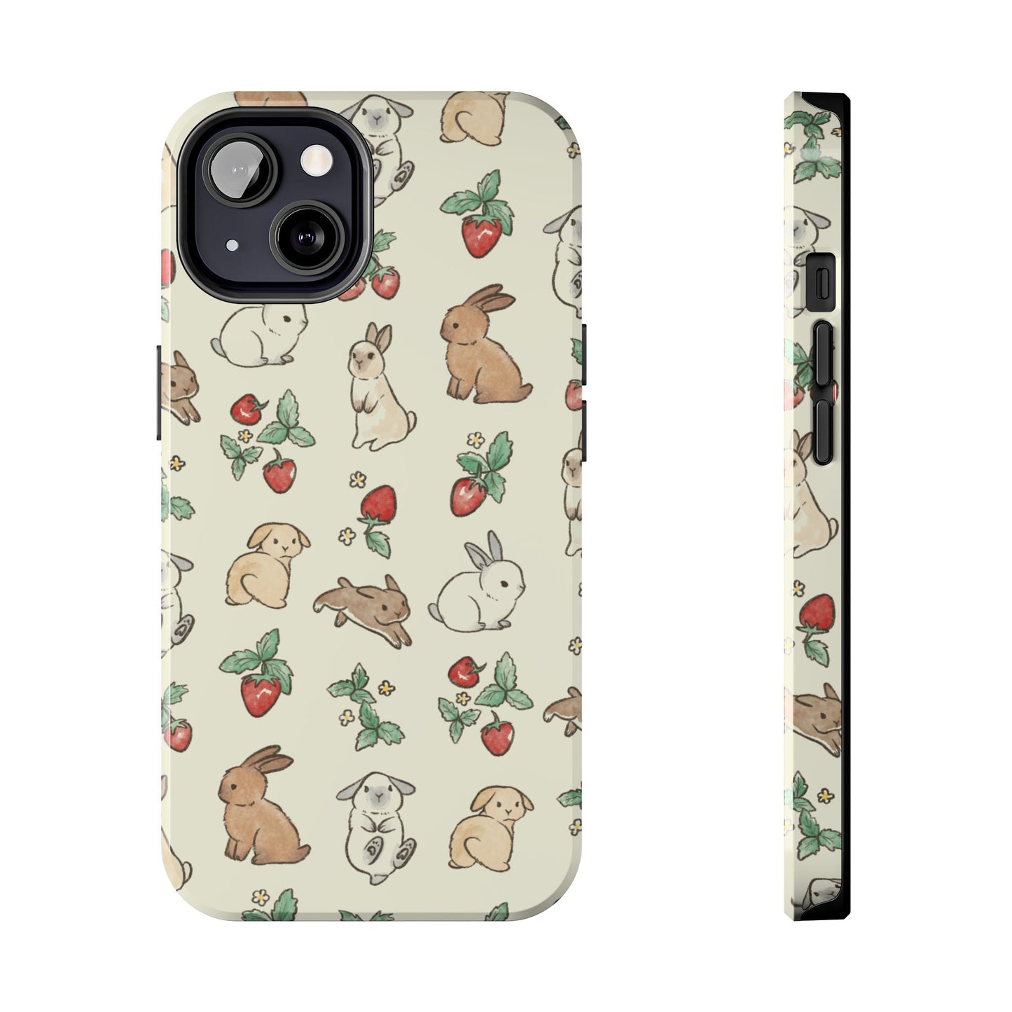 Bunny Berry Garden Phone Case