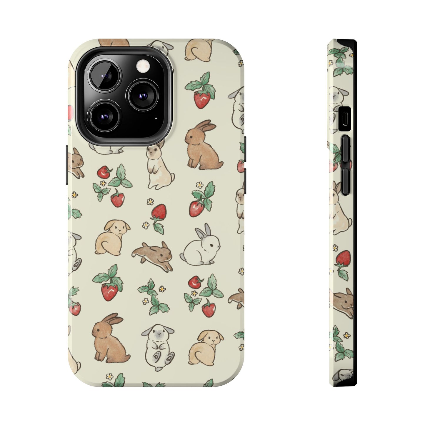 Bunny Berry Garden Phone Case